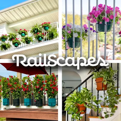 Produktbild von Planttraps – RailScapes ® Vertikale Pflanzenklemme – Schmale Stäbe – 3er-Pack