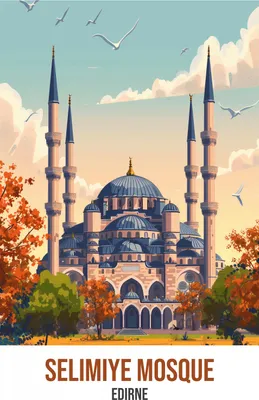 Zdjęcie produktu dla Plakat 42x59,4cm Selimiye Mosque, Edirne
