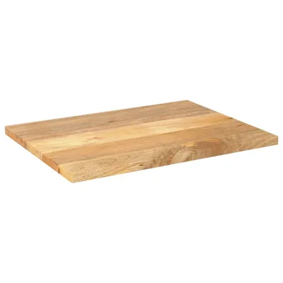 Immagine prodotto di Piano per Tavolo 90x60x2,5 cm Rettangolare Legno Massello Mango