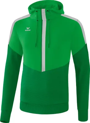 Produktbild von Erima Squad Kapuzensweat Kinder - Fern Green / Smaragd / Silver Grey