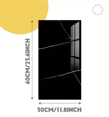 Obrázok produktu pre PVC obklady na stenu – samolepiace obkladové fólie – 10 kusov, vodotesné, vzhľad mramoru, vhodné do kuchyne, obývačky a spálne