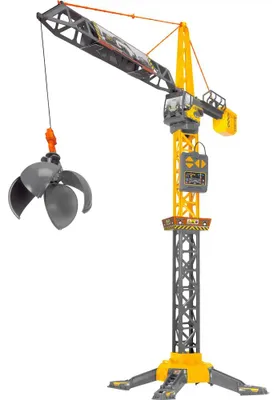 Produktbild von Dickie Toys Mächtiger Kran 110 Cm Gelb Kinder Gelb One Size