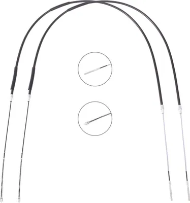 Produktbild von RIDEX Handbremsseil Seilzug Feststellbremse für VW Caddy I Pickup (14) Hinten 124C1120