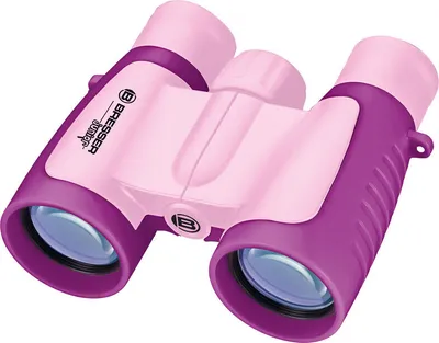 Produktbild von Bresser Optics BRESSER JUNIOR Kinderfernglas 3x30 in verschiedenen Farben pink, 3x, 3 cm, Magenta, Pink, 110 g