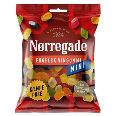 Produktbild von Nørregade Englisch Weingummi Mini 300g