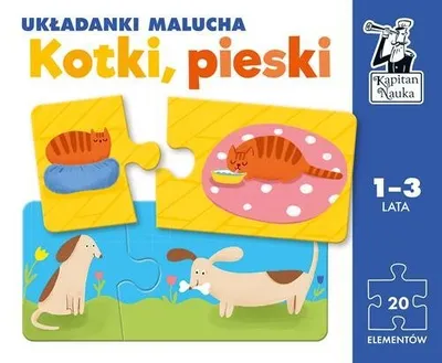 Image de Chats et chiens Puzzles pour enfants Kapitan Nauka