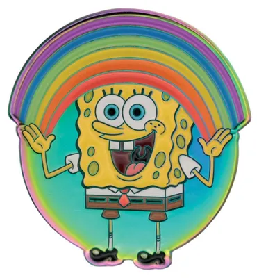 Produktbild von SpongeBob Schwammkopf Ansteck-Pin Rainbow Limited Edition