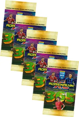 Produktbild von Panini Fifa 365 Karten 2025 - Trading Cards Sammelkarten - 5 Booster