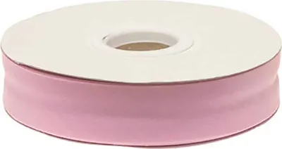 20m Schrägband unifarben 20mm dry rose