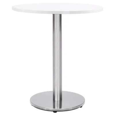 Image de vidaXL Châssis de table de bistrot argenté Ø45x72 cm acier inoxydable
