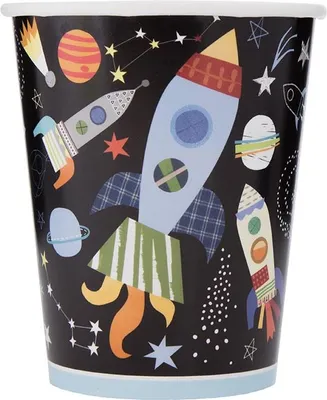 Image de Gobelet en carton Outer Space 266ml/8pcs