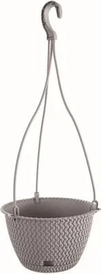 Produktbild von Prosperplast 3l Splofy Round W Collection 23x23x14.5 Cm Blumentopf Silber  Silber One Size