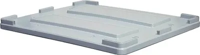 Produktbild von Stapeldeckel für Palettenboxen LxB 1200 x 1000 mm, grau