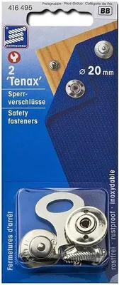 Produktbild von Tenax Sperrverschluss, 20mm, 2 Stück im Blister