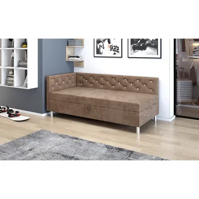 Obrázok produktu pre Jednolôžková posteľ 120x195 PIXI PLUS 2 - hnedá
