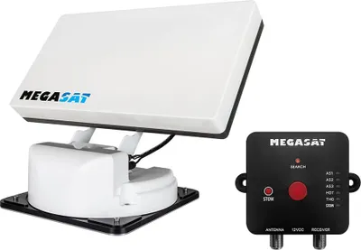 Produktbild von Megasat Traveller-Man 4 vollautomatische Sat Satelliten Antenne System Twin AutoSkew GPS