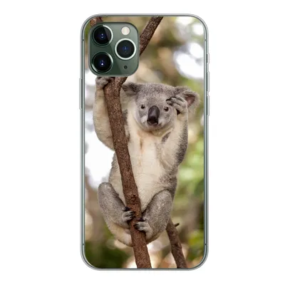 Produktbild von MuchoWow® Handyhülle Schutzhülle Hülle für iPhone 11 Pro Koala - Äste - Tier - Kinder - Jungen - Mädchen Silikon Softcase Handy Hülle - Handy