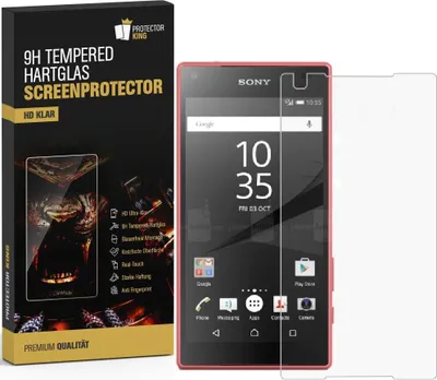 Produktbild von 2x 9H Hartglas für Sony Xperia Z5 Compact Panzerfolie Displayschutz Schutzglas HD KLAR Panzerglas Schutzfolie Displayglas Glasfolie