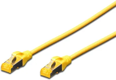 Produktbild von DIGITUS CAT 6A S/FTP Patchkabel, 5m, gelb