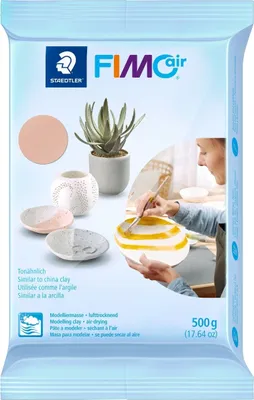 Produktbild von Modelliermasse FimoAir 500g haut Packung mit 12 Stück