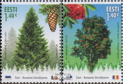 Produktbild von Briefmarken Estland 2017 Mi 905-906 (kompl.Ausg.) postfrisch Rumänien