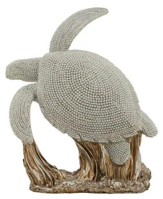 Produktbild von Mauro Ferretti Dekofigur Turtle Sparky 19x10,5x22 silber
