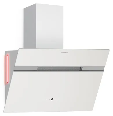 Obrázok produktu pre Klarstein Smart Alina digestor – digestor 60 cm, 600 m³/h, energetická účinnosť A, LED osvetlenie, 68 dB, odsávanie vzduchu a recirkulácia, inteligentné ovládanie, biely