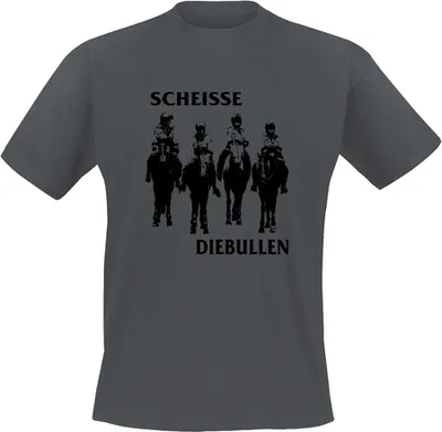 Produktbild von Scheisse Die Bullen - 110, T-Shirt