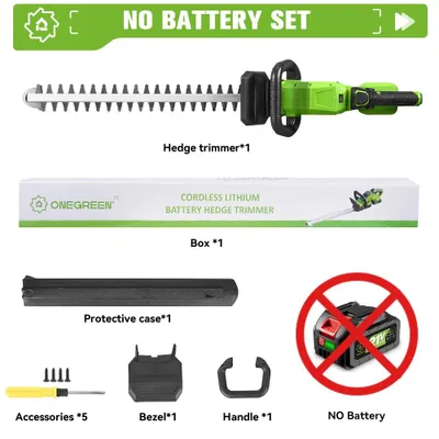 Immagine prodotto di Tagliasiepi elettrico - Trimmer manuale - 2000 W - 25.000 giri/min - 18 V - Motore a spazzole - Senza fili - Senza batteria
