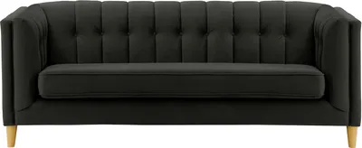 Produktbild von SLF24 - Dreisitzer-Sofa Sodre - schwarz - Velluto 20