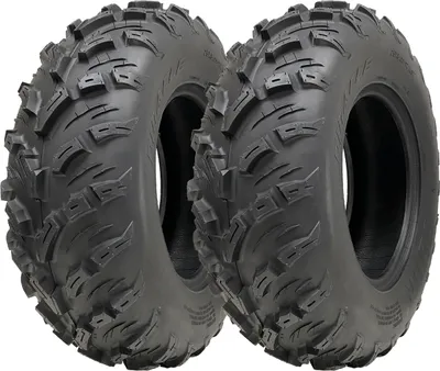 Immagine prodotto di 25x8.00-12 Pneumatici ATV 205/80-12 4ply P3080 OBOR Pinacle 61K Road Legal (Set di 2)