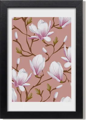 Produktbild von Bild 20x30 MDF-Rahmen, Wandkunst Magnolie
