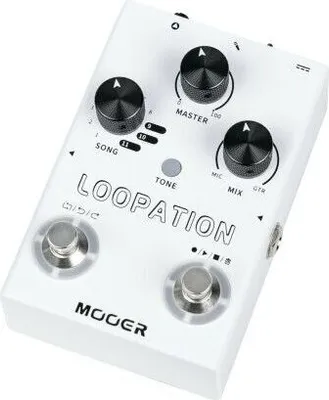 Produktbild von Mooer Loopation MVP3 Effektpedal für Gesang & Gitarre, 11 Loop-Speicherplätze, 70 Min. Aufnahmezeit, 125x86,6x60mm