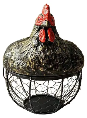 Image de Support en couvercle en fil de fer pour œufs, idéal pour la cuisine