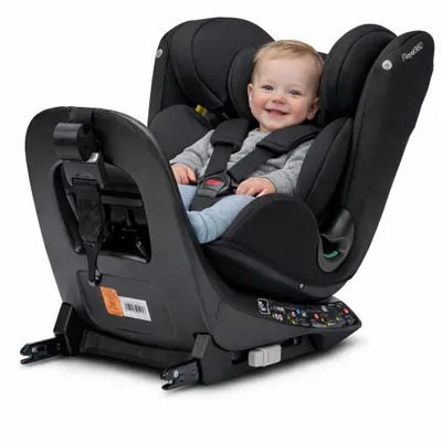 Productafbeelding van Osann Floyd360 i-Size, draaibare kinderstoel 40-150 cm, autostoel met Isofix en Top-Tether - Donkergrijs melange