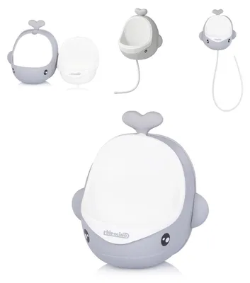 Produktbild von Chipolino Urinal Wal Toilettentrainer Behälter abnehmbar Spritzschutz ab 1 Jahr grau