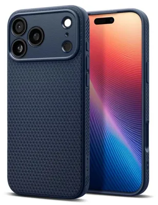 Produktbild von Spigen Liquid Air Hülle für iPhone 17 Pro - Blau