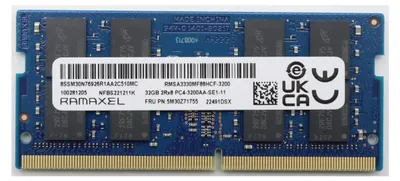Productafbeelding van Lenovo Ramaxel - DDR4 - Geheugenmodule - 32 GB - SO DIMM, 260-pins