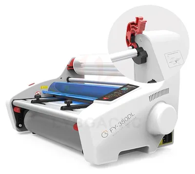 Image de Machine à plastifier, compatible avec les formats A3 et A4, système à quatre rouleaux, 350DL
