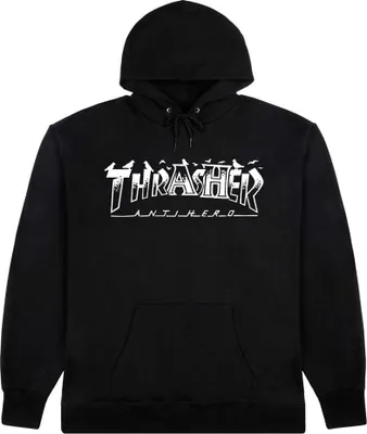 Produktbild von Thrasher Pigeon Mag Kapuzenpullover Schwarz S Herren Schwarz S