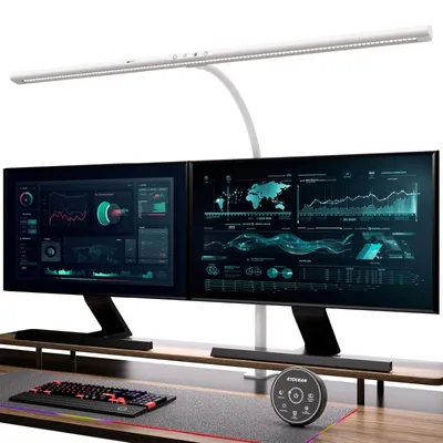 Obrázek produktu pro LED stolní lampa s ovládáním gesty a dálkovým ovládáním, 24 W, 80 cm