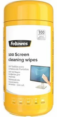 Obrázok produktu pre Fellowes 9970330, Obrúsky na čistenie zariadení, LCD/LED/Plasma, LCD/TFT/Plazma, 82 mm, 82 mm, 168 mm, 280 g
