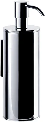 Image de emco system2 distributeur de savon liquide, boîtier métallique, 250ml, chrome, 352100105