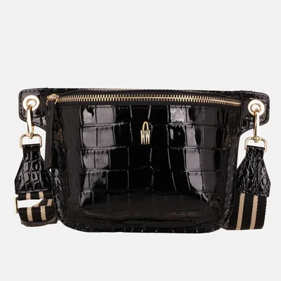 Produktbild von LEIA - Schwarze Gürteltasche aus