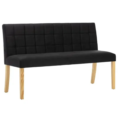 Immagine prodotto di vidaXL Panca 140 cm in velluto nero