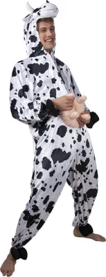 Produktbild von B88002-195 Kuh Kostüm Overall Damen Herren Gr.195
