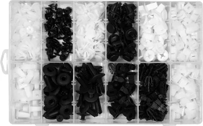 Produktbild von Mitsubishi Nieten, Clips Set 370 Stück