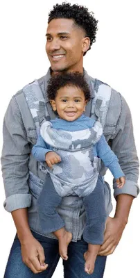 Produktbild von Ergonomische Trage für Neugeborene und Babys, verstellbar, 36-145 kg, blau