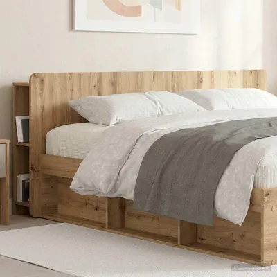 Imagen del producto de vidaXL Cabecero de armario, estilo "Artisan Oak", 200 cm, material de madera