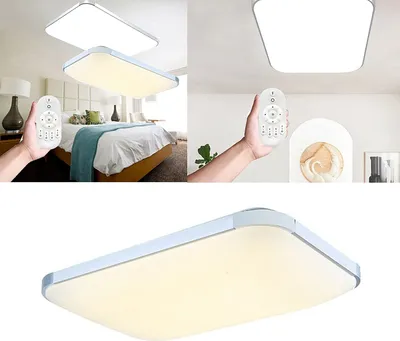 Produktbild von YARDIN LED Deckenleuchte Dimmbar 72W mit Fernbedienung ,3000K-6500K Deckenleuchte LED Panel dimmbar für Wohnzimmer, Schlafzimmer, Küchenlampe, Esszimmer, Bad